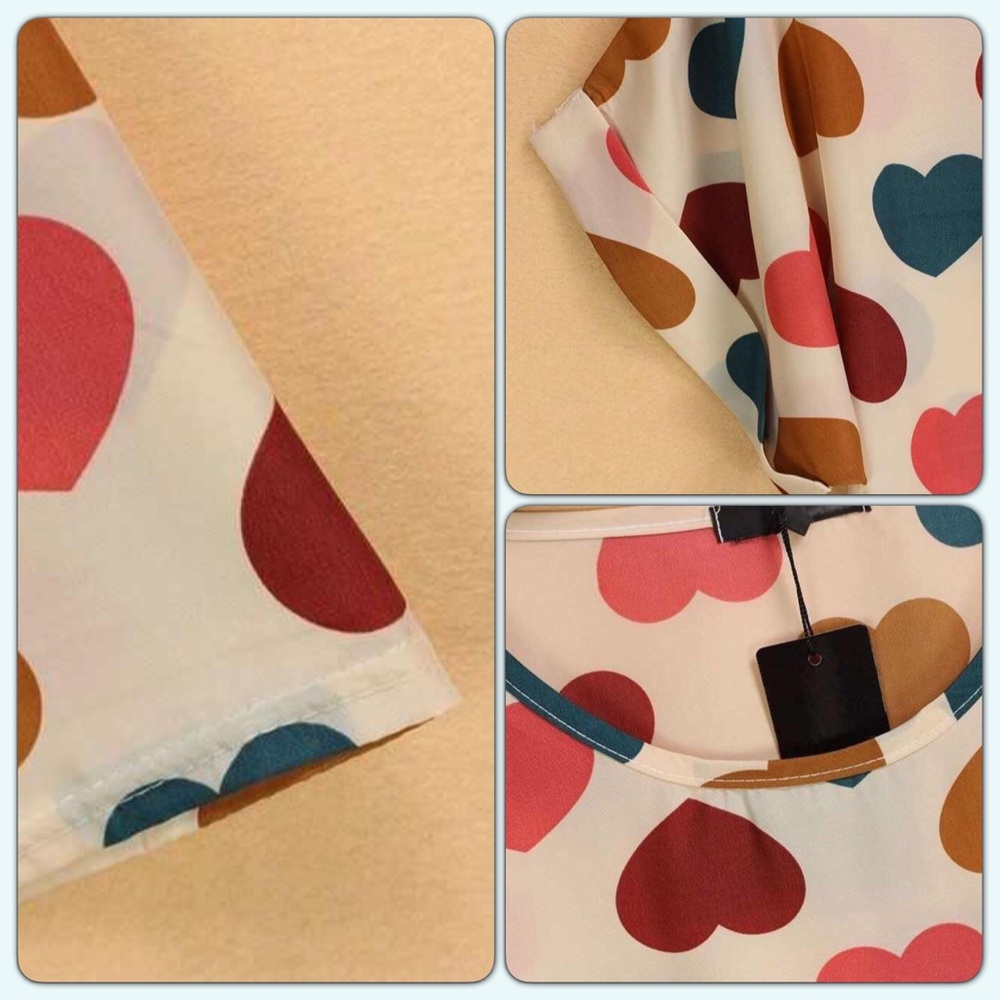 Heart Pattern Top - Picture 2 of 4